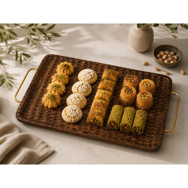 سینی مدل گردو مغارخورده