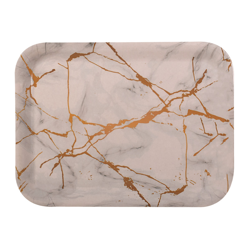 سینی بدون دسته مهروز مدل 7772 مرمر سایز 29×38 سانتی متر
