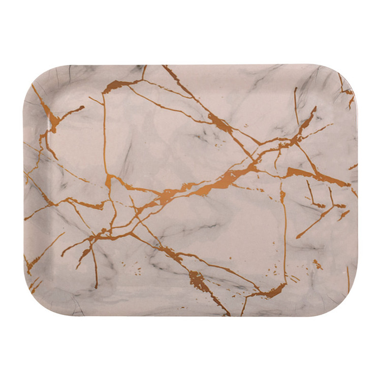 سینی بدون دسته مهروز مدل 7772 مرمر سایز 29×38 سانتی متر