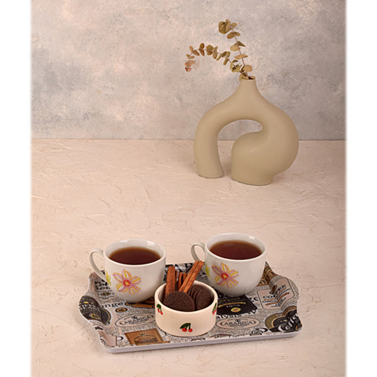 سینی دسته دار مهروز مدل 1000 کافی سایز 20×27 سانتی متر