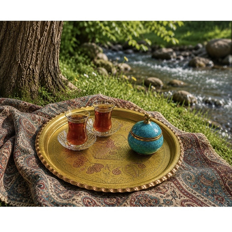 دیس مسی مدل الماس تراش طرح لبه هلالی