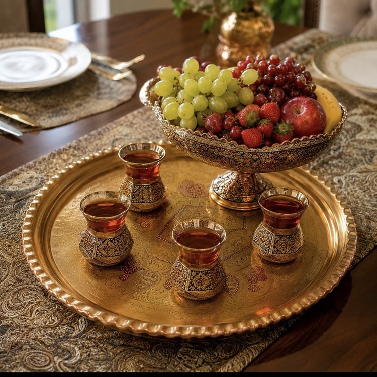 دیس مسی مدل الماس تراش طرح لبه هلالی