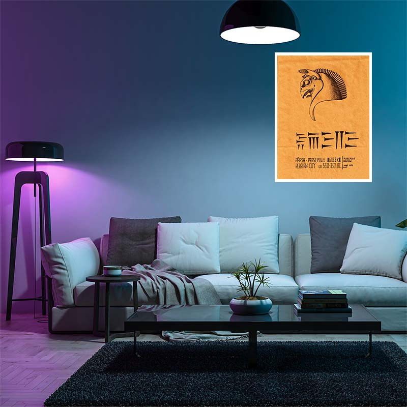 پوستر کارنیکا طرح ایران Iran کد 35405 مجموعه 8 عددی