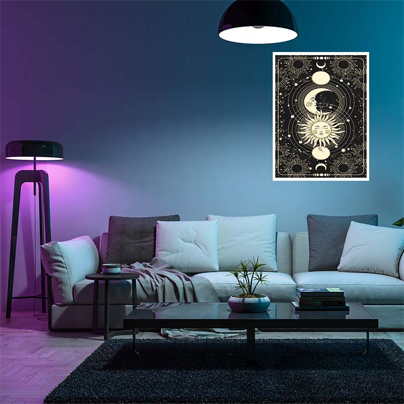 پوستر کارنیکا طرح ماه Moon کد 16841 مجموعه 8 عددی