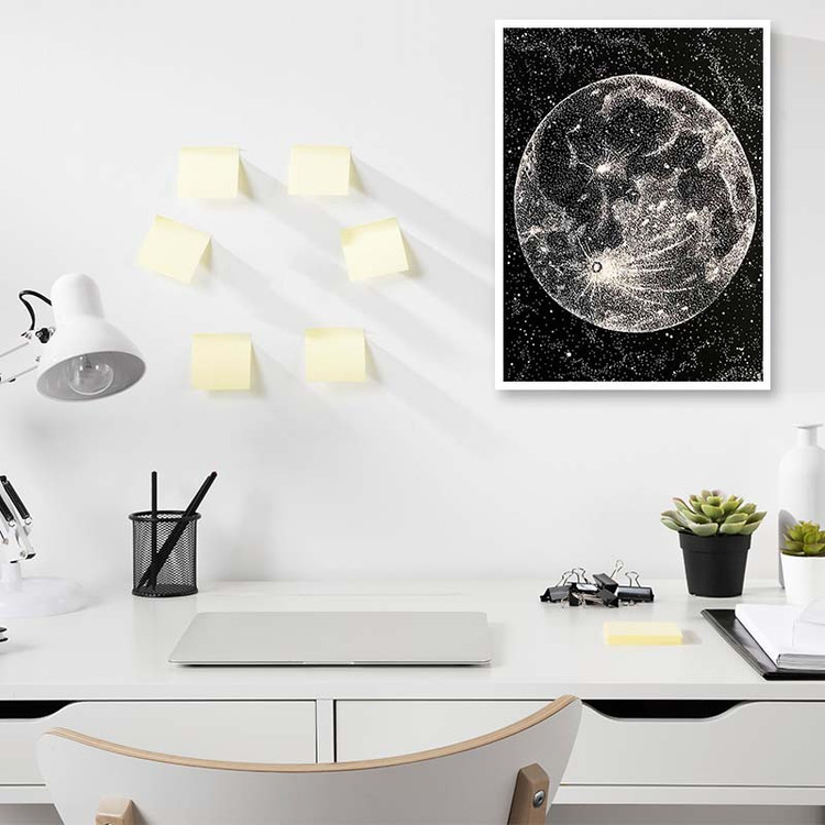 پوستر کارنیکا طرح ماه Moon کد 16841 مجموعه 8 عددی