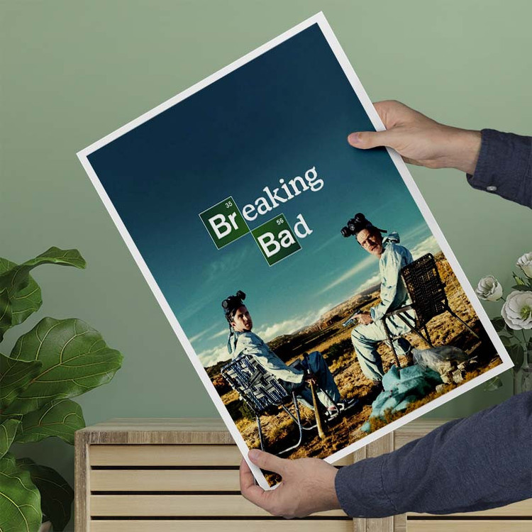 پوستر کارنیکا طرح بریکینگ بد Breaking Bad کد 96093 مجموعه 8 عددی