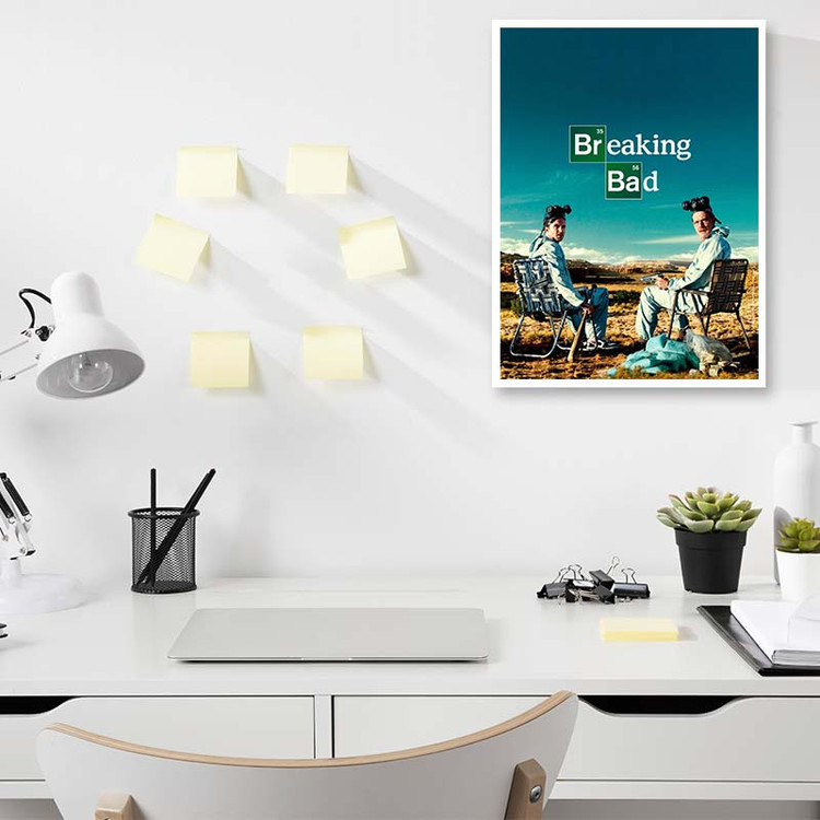 پوستر کارنیکا طرح بریکینگ بد Breaking Bad کد 96093 مجموعه 8 عددی
