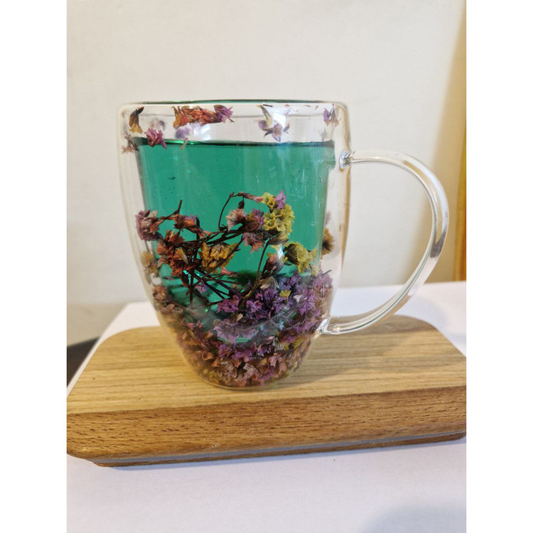 لیوان مدل دوجداره طرح گل کد MA001