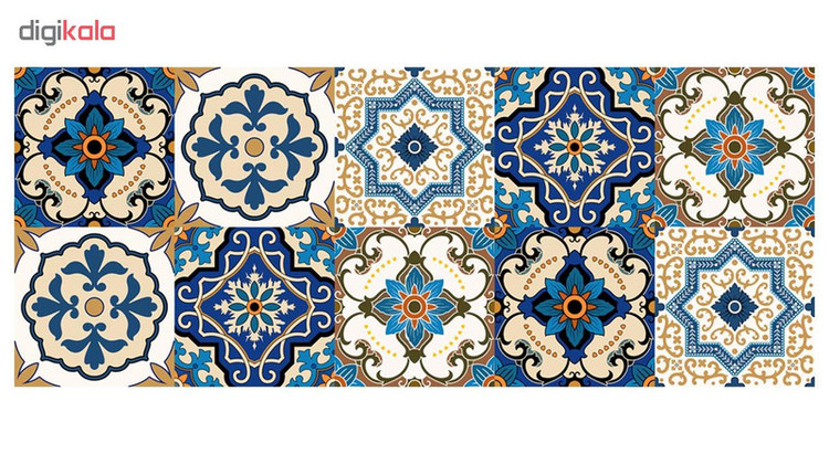 استیکر کاشی مدل آبتین مجموعه 10 عددی