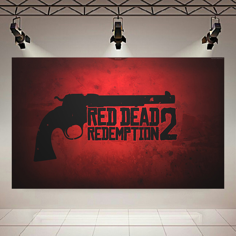 پوستر طرح گیم Red Dead Redemption کد AR32138