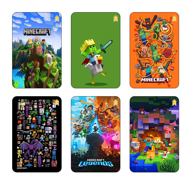 استیکر کارت کارنیکا طرح ماینکرفت Minecraft کد 13619 مجموعه 6 عددی