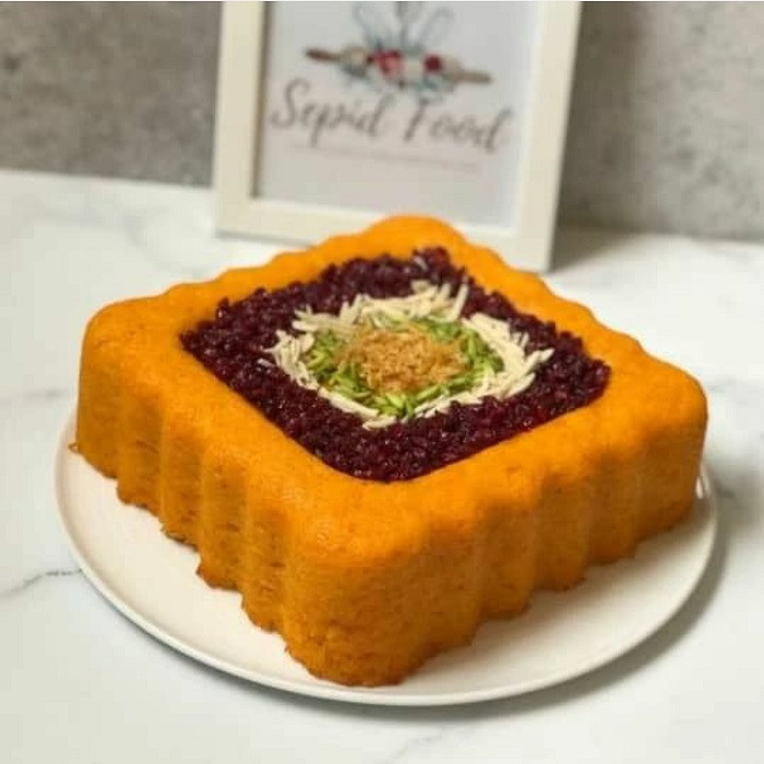 قالب کیک به گز مدل چهار گوش