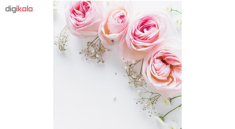 استیکر کاشی طرح pink flower بسته 10 عددی