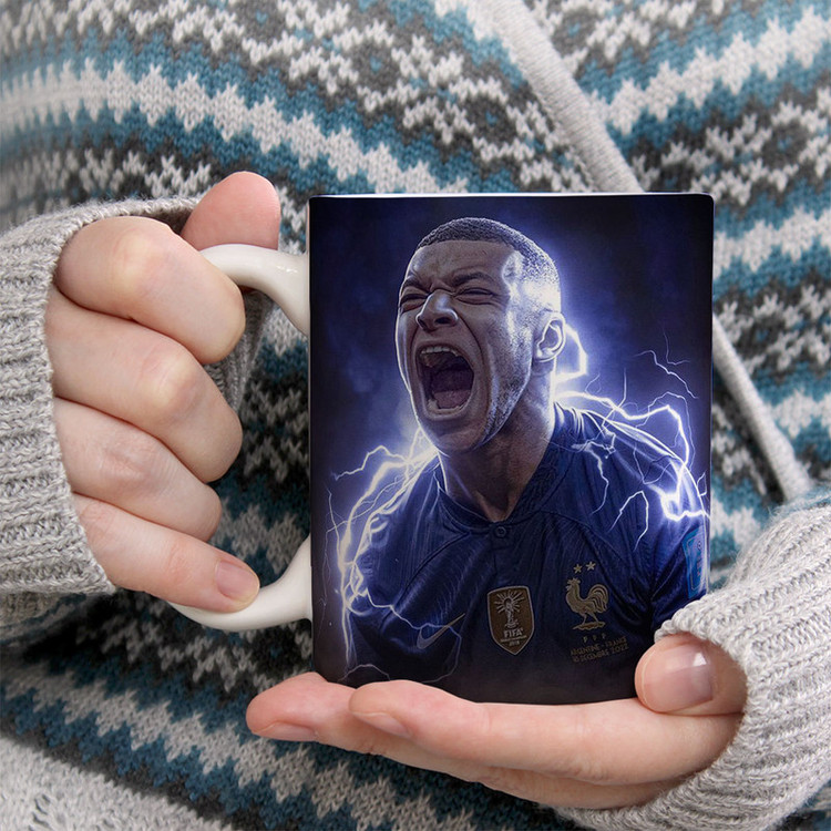 ماگ زیگورات مدل کیلیان امباپه Kylian Mbappé کد 2385