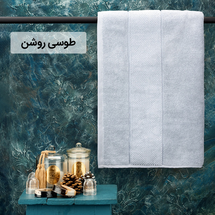 حوله حمامی هیرو طرح ماکرو سایز 100×150 سانتی متر