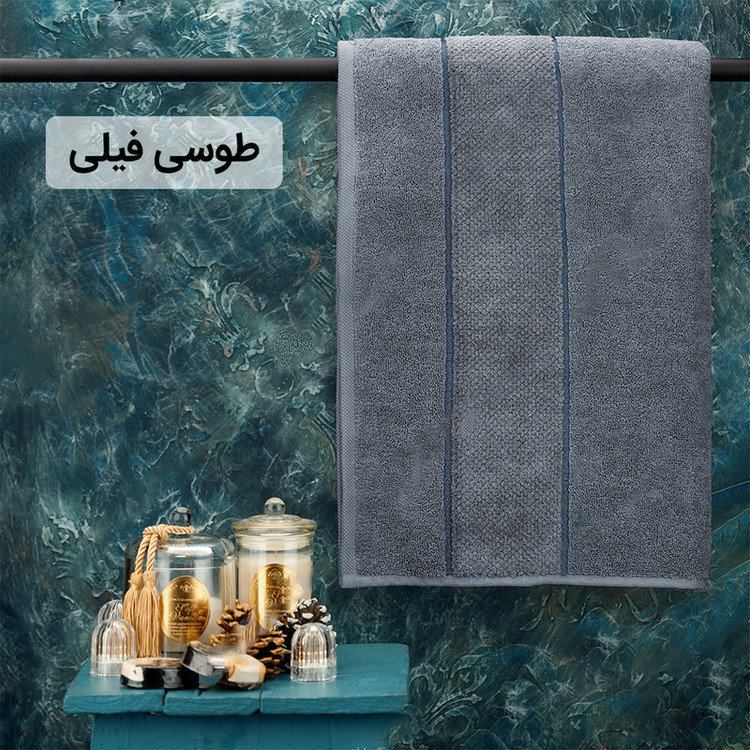 حوله حمامی هیرو طرح ماکرو سایز 100×150 سانتی متر