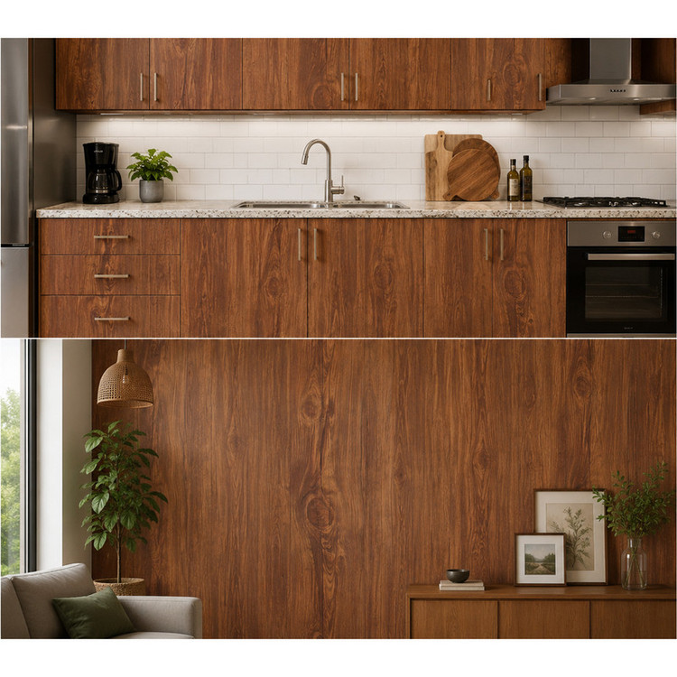 برچسب کابینت طرح چوب آنتیک کد 027-128
