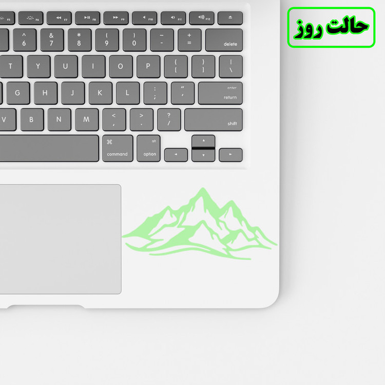 استیکر کلید و پریز مدل شبنما طرح رشته کوه