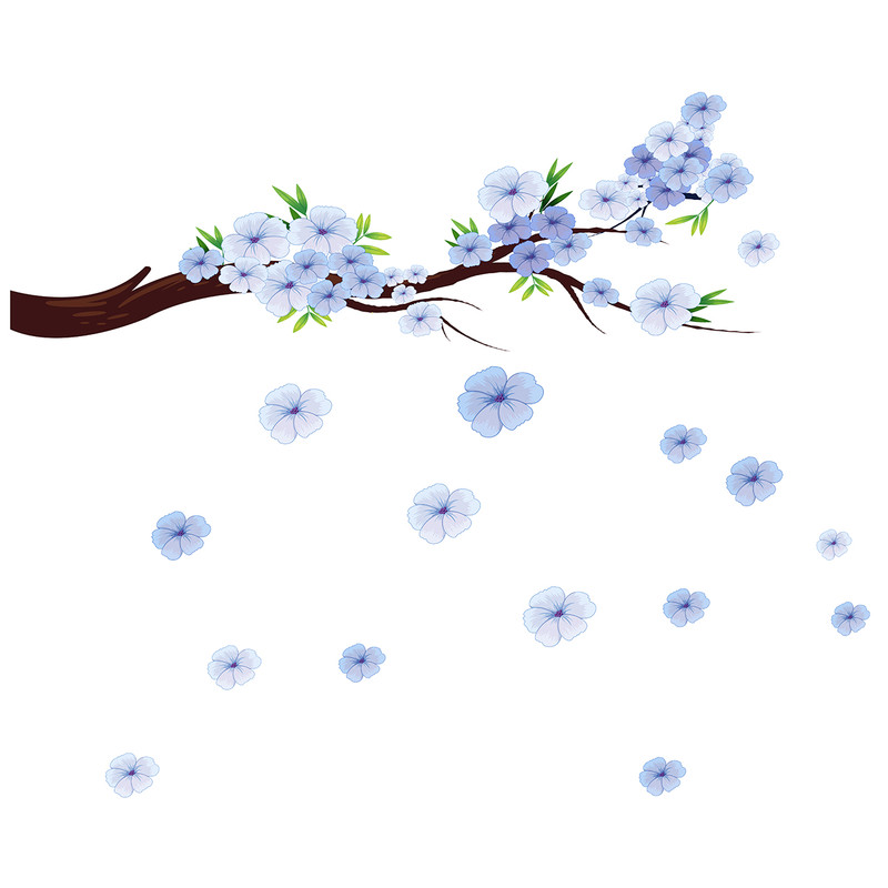 استیکر دیواری مدل cherry blossom01
