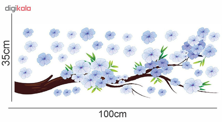 استیکر دیواری مدل cherry blossom01