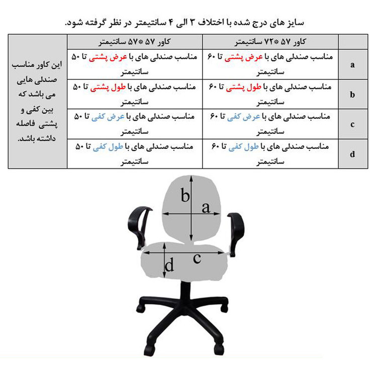 کاور صندلی مدل 5757 کد K448 مجموعه دو عددی