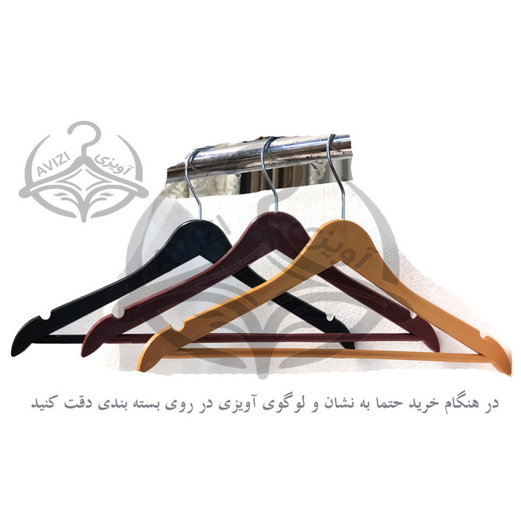چوب لباسی طرح چوب افرا کد 43 بسته 24 عددی