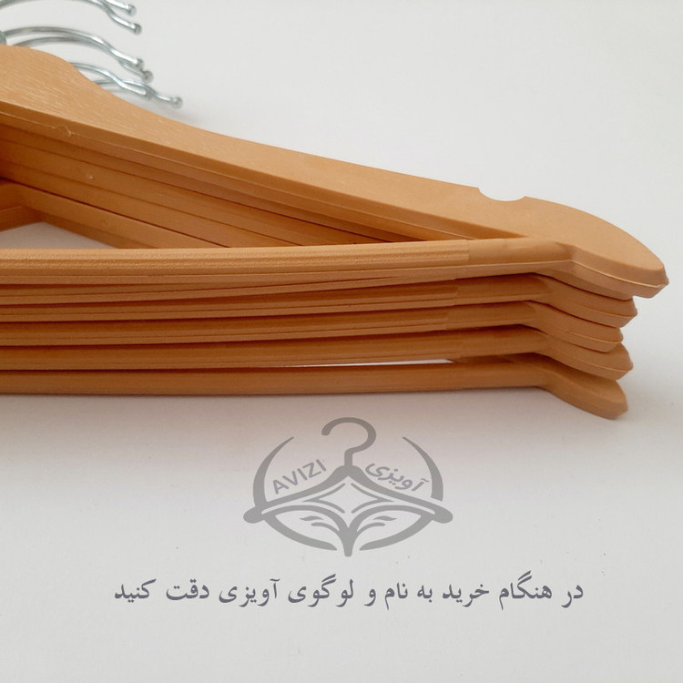 چوب لباسی طرح چوب افرا کد 43 بسته 24 عددی