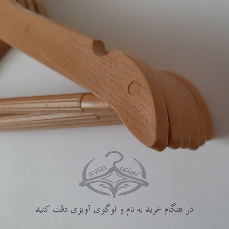 چوب لباسی طرح چوب افرا کد 43 بسته 24 عددی