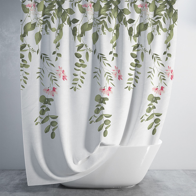 پرده حمام دلفین مدل 7184 سایز 180x200سانتی متر