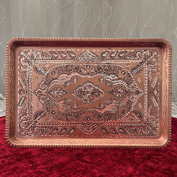 سینی مسی مدل زنجان کد450
