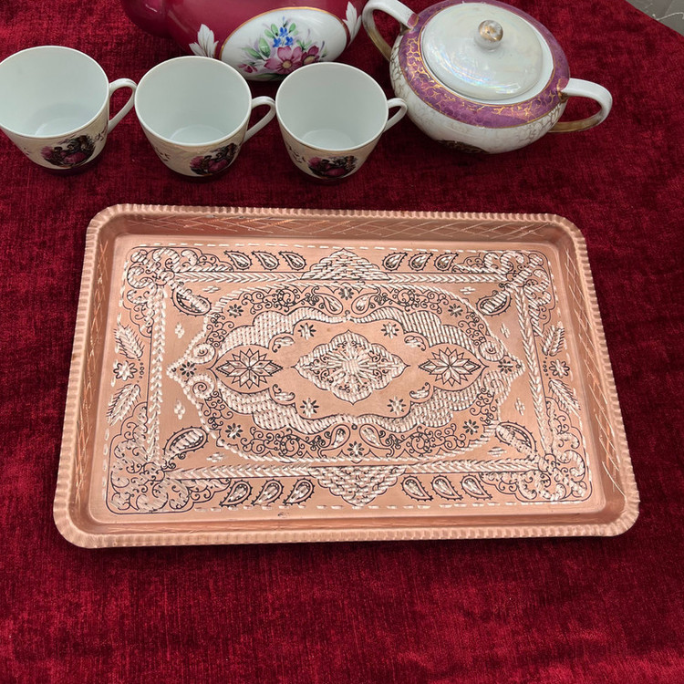 سینی مسی مدل زنجان کد450