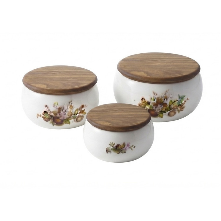 اردوخوری مدل درب دار مجموعه سه عددی
