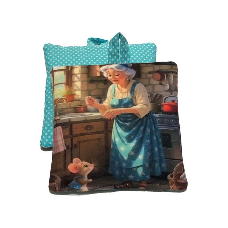 دستگیره مدل فانتزی مخمل Kitchen23 بسته دو عددی