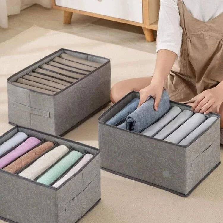 باکس لباس لیلیوم مدل 6 خانه بسته 4 عددی