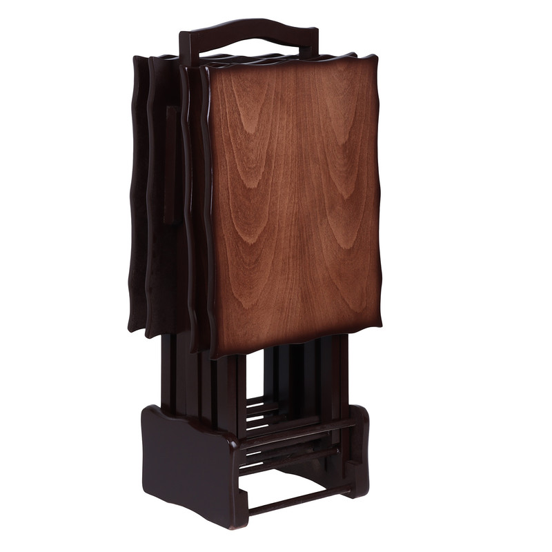 میز عسلی مدل تاشو چمدانی کد m01 بسته 4 عددی