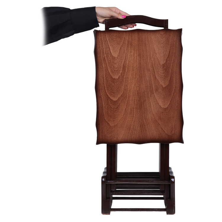 میز عسلی مدل تاشو چمدانی کد m01 بسته 4 عددی