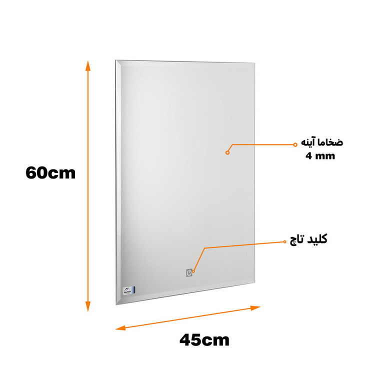 آینه هوشمند دلفین مدل Touch-T-6045