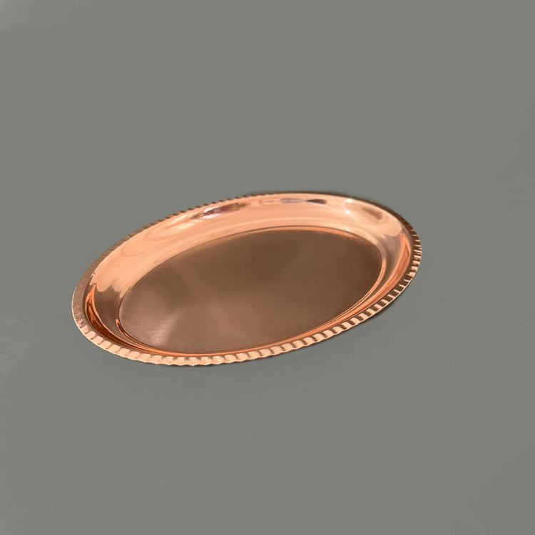 سینی مسی مدل بیضی کد ZH377.1