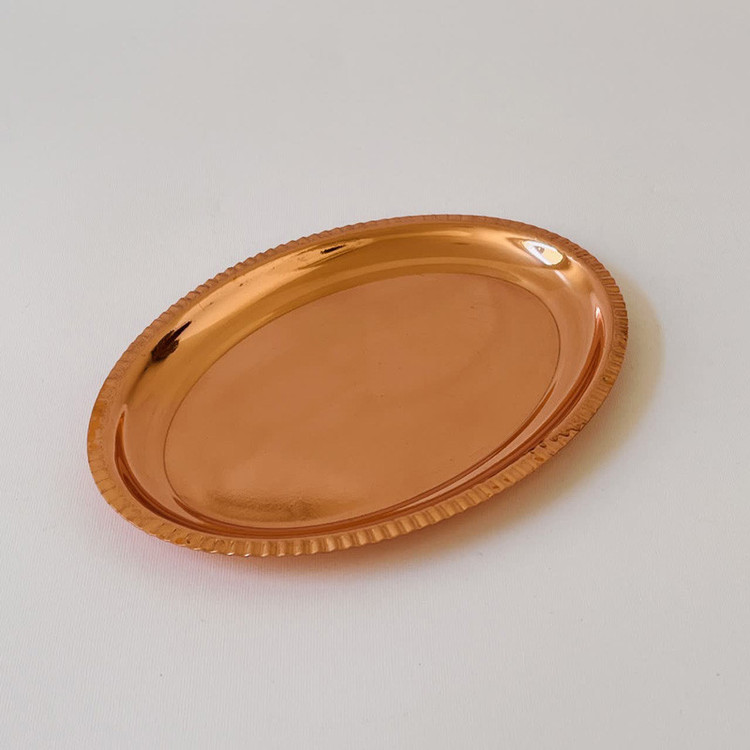 سینی مسی مدل بیضی کد ZH377.1