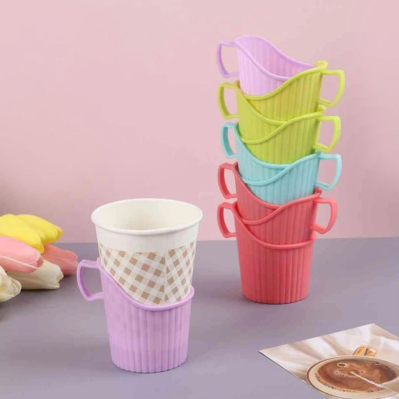 استند لیوان کاغذی کد CM-220 بسته 20 عددی