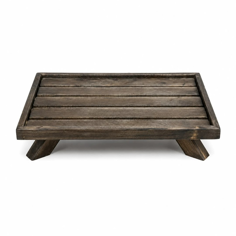 سینی سرو مدل چوبی روستیک کد RU4017
