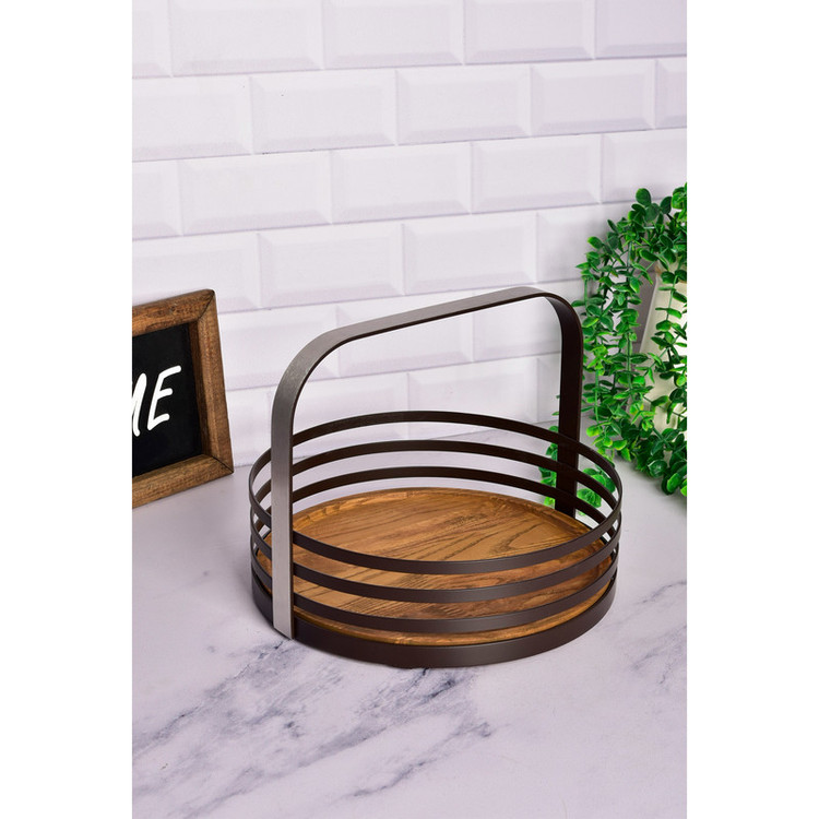 سبد میوه بیویکی طرح مجستیک، کد 451125، چوبی