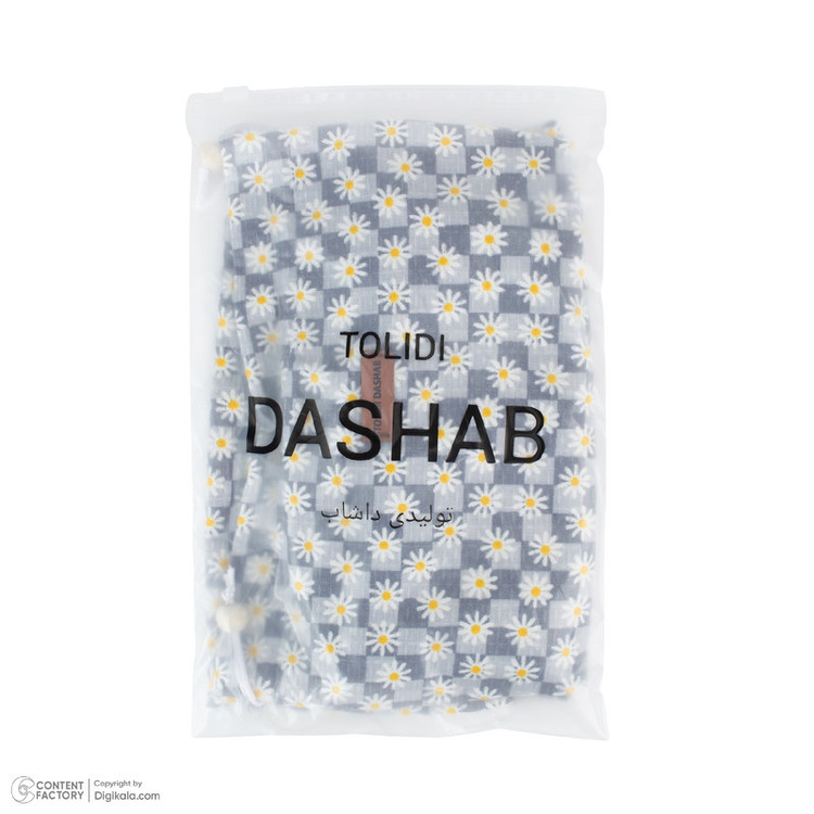 کیسه نان و سبزی تولیدی داشاب طرح بابونه مدل سه لایه سایز 26×26 سانتی متر