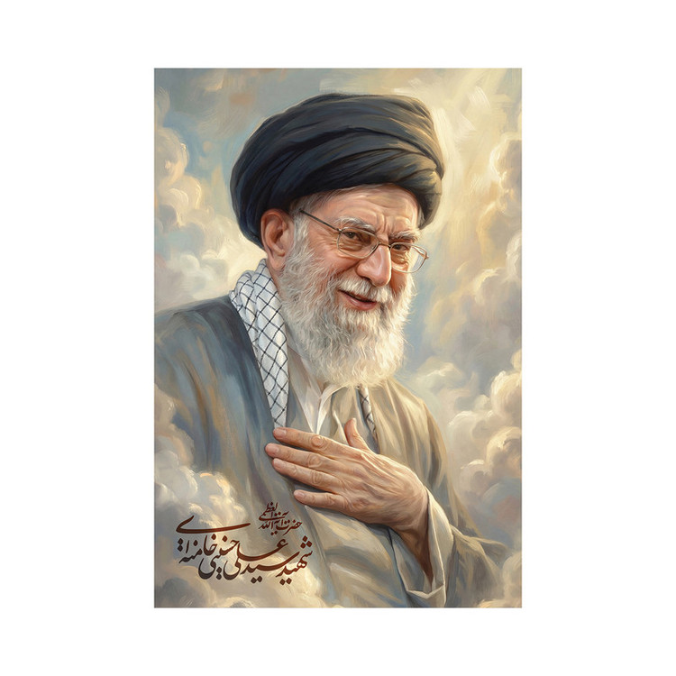 تابلو شاسی مدل مذهبی طرح رهبر شهید امام خامنهای کد 24SM