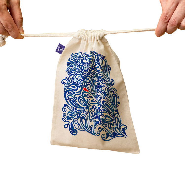 کیسه نان و سبزی ترمه طراحان ایده مدل ماهی و دریا کد trm503 - M