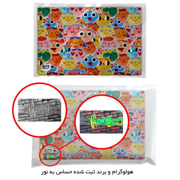 جای لقمه مستر راد مدل گربه فانتزی کد fiory 2196
