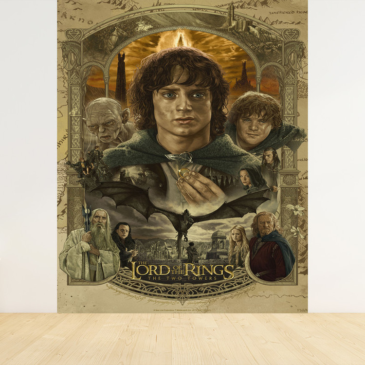 تابلو شاسی مدل پوستر ارباب حلقه ها The lord of the rings کد 1202