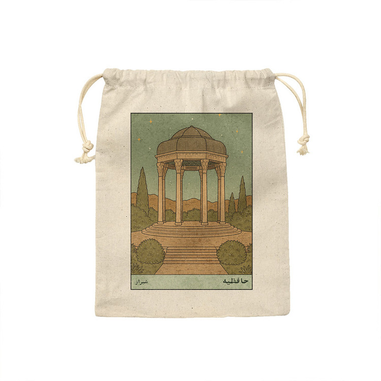 کیسه نان و سبزی ترمه طراحان ایده مدل کارت حافظیه شیراز کد map1524 - M سایز 23x33 سانتی متر