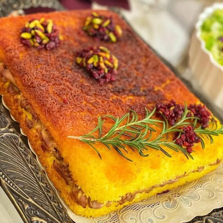 ظرف فر به گز مدل مستطیل گرانیتی کد 4030