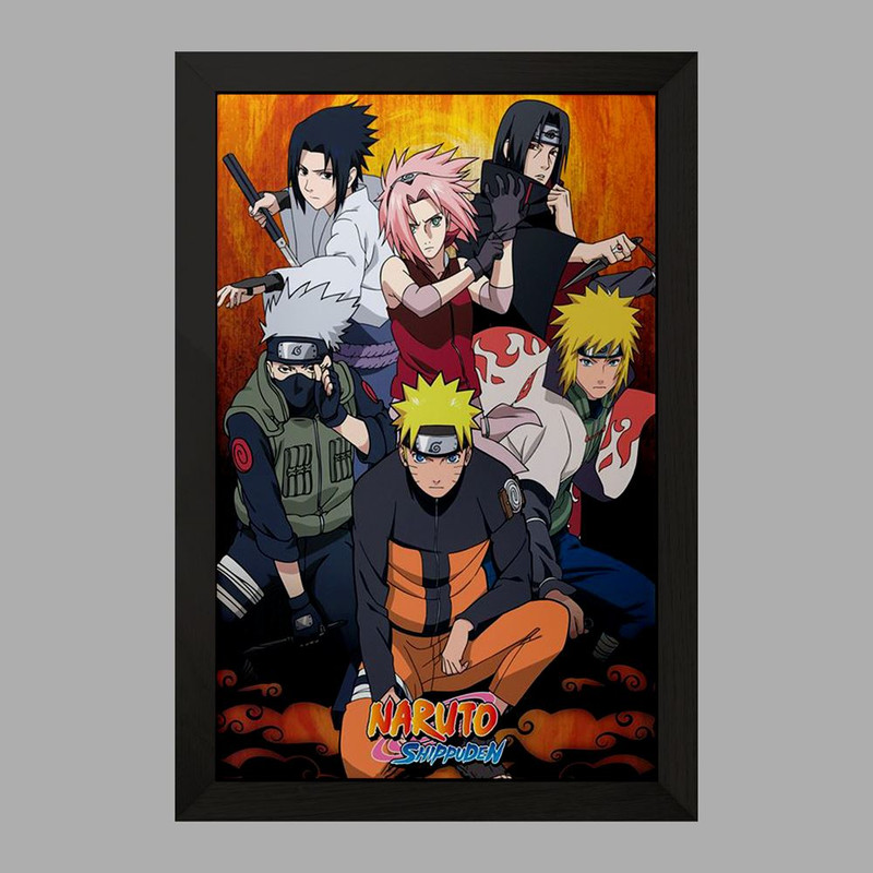 تابلو خندالو مدل انیمه ناروتو Naruto  کد 4922